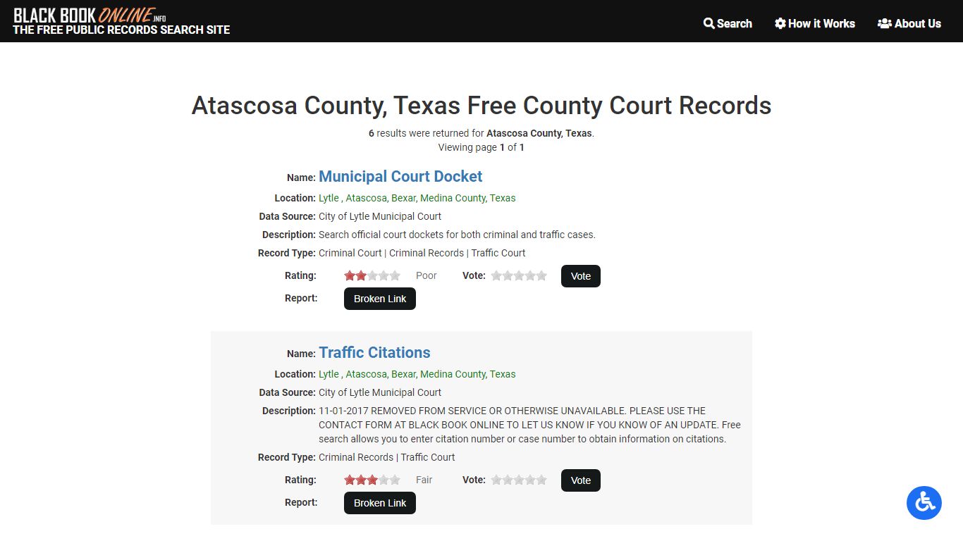 Atascosa County, Texas Free County Court Records - Black Book Online